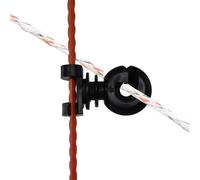 Gallagher - Isolateur réglable (10 pcs) - Isolateurs pour clôture électrique - Fils