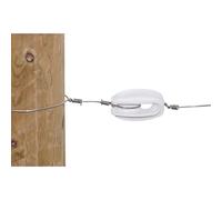Isolateurs pour clôture électrique type oeuf en fibre de verre Kerbl (x40) Blanc TU