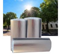 Isolation À Bulles En Feuille D'aluminium Double Face De 5 Mm, Autocollante Instantanée, Barrière Thermique Et Anti-humidité, For Tuyaux, Toitures Et Murs. Réflecteur Permettant Des Économies(50㎡)
