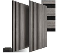 Isolation accoustique - TECTAKE - Lot de 2 panneaux acoustiques SONIC WALL aspect bois 60 x 120 x2,1 cm - Chêne gris clair