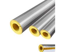 Isolation autocollante en laine de roche - Protection contre le gel pour chauffage et sanitaire - 60 mm ID x 30 mm T - Économie d'énergie - Isolation thermique efficace - Installation facile