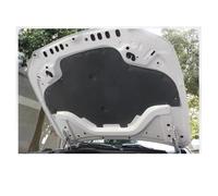 Isolation Capot Moteur Pour BMW Série 5 I5 Berline 2024-2026 | Coussin sonore de capot avant de chaleur de moteur de voiture de papier d'aluminium argenté noir(Style A)