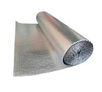 Isolation de fenêtre - Film de protection contre la chaleur - Film isolant à bulles en aluminium - Pour , garage, maison, voiture, toit et tuyauterie