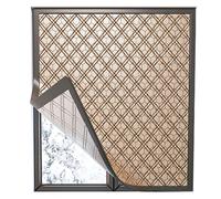 Isolation de fenêtre pour l'hiver, kit d'isolation de fenêtre, rideau de chambre isolé en graphène, rideaux de chambre occultants hivernaux, chambre de salon de fenêtre hivernale (73x150cm/29x59in)