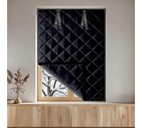 Isolation de Fenêtres pour Hiver Rideau Thermique pour Chambres Salons Cuisines et RV Tailles 79cm 140cm 99cm 160cm 198cm Rideaux Isolants pour Sous sol(Noir,W201x201cm)