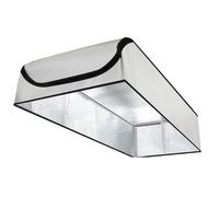 Isolation de l'échelle rabattable - Film d'aluminium robuste pour trappe de plafond 138 x 63,5 x 28 cm, bloqueur de courants d'air pliable avec prévention des pertes de chaleur | Housse