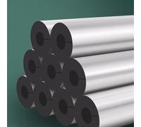 Isolation de plomberie for l'hivernage et la préservation chaleur, 1 tube isolant en mousse for conduite d'eau extérieure, couvre-tuyau aluminium(1.9x0.6in)