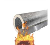 Isolation de Tuyau Auto-adhésive Tube en Mousse Isolante, Diamètre Intérieur 22-219mm, Épaisseur 15/20mm Tube Isolant en Mousse d'Aluminium Autocollant pour Extérieur(32mm*20mm*0.95m)