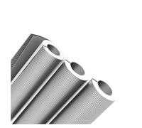 Isolation de Tuyau avec Feuille d'Aluminium Tuyau Mousse Calorifugeage, Diamètre Intérieur 22-219mm, Épaisseur 15/20mm Manchon d'Isolation Thermique pour Extérieur(114mm*20mm*0.95m)