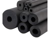 Isolation de tuyau d'extérieur en mousse pour eau froide et chaude - Housses isolantes en caoutchouc noir 48 mm x 20 mm x 2 m Convient pour les outils ID 6 à 89 mm, idéal pour les outils et la