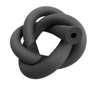 Isolation de tuyau en cuivre pour climatisation, 19 mm DI x 9 mm d'épaisseur x 1,8 m, manchon en caoutchouc plastique, réduction du bruit, protection thermique résistante à l'humidité pour systèmes de