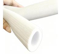 Isolation de Tuyau Flexible 1.5m, ID 16/20/25/32MM Tuyaux de Mousse Antigel, Tuyau Mousse Polyurethane pour Chauffage, Épaisseur 7 Mm(Blanc,ID32mm x T7mm xL1.5m)