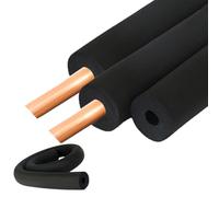 Isolation de Tuyau insulate, Tube D'isolation de Climatisation ID 89mm 110mm 76mm 60mm 43mm 25mm Manchon Mousse Isolante pour tuyaux(ID 110mm x 20mm x 2m)