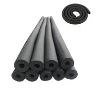 Isolation de Tuyau Noir Calorifugeage de La Tuyauterie, Diamètre Intérieur 16-108mm, Épaisseur 20/30mm Mousse Souple pour Isolation des Tuyaux, Équipements de Fitness(60mm*20mm*1.9m)
