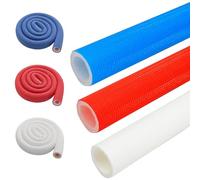 Isolation De Tuyaux En Mousse 16/20/25/32mm Isolation Tuyaux Chauffage Tube D'isolation De Tuyau Antigel D'extérieur, Flexible Thermique Epaisseur 7mm(White,ID 25mm)