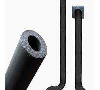 Isolation de Tuyaux en Mousse,Tube en Mousse D'isolation de Tuyaux, Longueur 1.8/2m Noir Manchon pour Extérieur Conduite pour Ustensiles, Fitness, Outils Poignée Support(ID20mmxT20mmx2m)