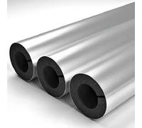 Isolation de tuyaux ID 48mm x T 20mm, tube isolant Autoadhésif en aluminium, tuyau mousse antigel pour Chauffage Plomberie(T 30mm,ID 60mm)