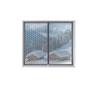 Isolation des fenêtres, Sans poinçonnage, rideau coupe-vent, scellage anti-froid et fuite, film isolant, fermeture éclair diamant(W150*H120cm)