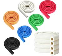 Isolation Des Tuyaux Imperméable Ignifuge Des Tuyaux en Mousse Protection ID 18/22/25/28/32mm Gaine Isolante De Tuyau pour Tube Isolant pour Poignée Équipements De Fitness(Blanc,YTTID18mmxTK6mmxL1m)