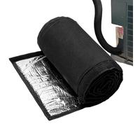 Isolation du tuyau Isolation - Couvercle d'échappement thermique à 3 couches, ruban d'écran thermique résistant à la température élevée | Protecteur flexible pour climatiseurs, pompes