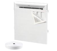 Isolation Du Ventilateur De - Film D'aluminium, Couvercle D'aération De Auto-adhésif Magnétique 50,79 X 50,79 Pouces | Panneau Isolant À Installation Rapide Pour Porte, Économie Déner