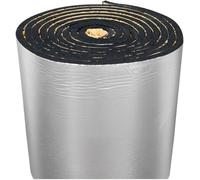 Isolation En Feuille D'aluminium Autocollante Épaisse, Couche De Coton Insonorisante Et Thermique, Réflecteur De Chaleur Et Barrière Radiante, For Toitures, Murs Et Camping-cars(10mm,1*4m/3.2*13.1ft)