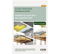 Isolation en sous face des planchers bas: Isolation par projection de fibres minérales de laitier (NF DTU 27.1) ou de laine minérale de verre avec ... - Isolation posée en fond de coffrage