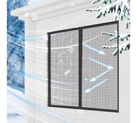 Isolation hivernale for fenêtres, couverture thermique, kits d'isolation contre les intempéries, kit réutilisable for réduire le bruit(150x225cm/59x89in)