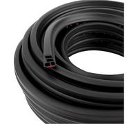 Isolation Phonique pour Techo de Coche para Jeep Wrangler Unlimited 4 (IV) JL I 2018-2024, Joint de Porte de Voiture Joint Caoutchouc L Forme Protection de Bord Joint Étanchéité