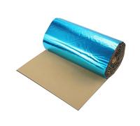 Isolation phonique thermique coton capot Tapis insonorisant adhésif 500 x 50 cm, isolation thermique, de capot moteur, coussin d'isolation phonique 5 mm(5mm 500x50cm Silver)