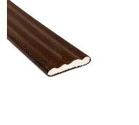 Isolation Porte Joint D'Étanchéité Auto Adhésif Marron Pour Porte De Sécurité De 12 Mètres Isolation Phonique Et Anti Poussière Type I 18.5 X 2