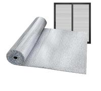 Isolation Pour Les Fenêtres | Feuille Isolante Thermique Résistante aux Intempéries,Rouleau d'Isolation Réflective Double | Pour Camping-car, Toit, Porte De Garage, Camion Et Automobile