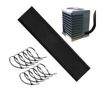 Isolation pour tuyauterie | Gaine En Mousse Imperméable 4 Couches | Bande Isolante Tuyau Climatisation Extérieur - Pour Intérieur Jardin Garage Atelier Réfrigérateur Lave-Linge