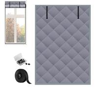 Isolation thermique de fenêtre - Design de couverture, taille universelle réglable, coutures renforcées des bords | Couverture efficace pour les appartements, les bureaux et les courants d'air plus