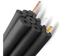 Isolation Tuyau Chauffage Isolation de Tuyaux Mousse 6-108mm Résistant À l'humidité Thermique Tube Isolant de 1.8m L pour Solaire Isolation de Protection Manchon(ID 90mm x T 20mm x L 1.8m)