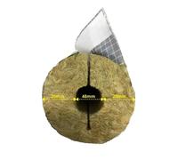 Isolation Tuyau Chauffage Laine de Roche, 48mm, 20mm, 1m