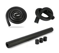 Isolation Tuyau, Protection Tuyau Contre Le Gel, Manchon Isolant Tuyaus Chauffage Pour Tubes Extérieurs, Chauffage, Plomberie Ø int10~110mm, Ép15/20mm, L1.8m(ID 110mm x T 20mm x L 1.8m)