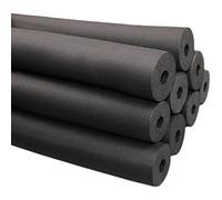 Isolation Tuyaux Chauffage Noir Diamètre Intérieur 6~110mm,Caoutchouc De Mousse De Tuyau D'éponge,Manchon d'isolation pour Tube climatisation,Tube en Mousse Étanche,pour Tuyaux Extérieur,1PCS ( Size :
