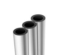 Isolation Tuyaux Feuille D'aluminium 16-110 mm ID Manchon Isolation de Antigel, Tube Isolation De Mousse Flexible pour Extérieu et hiver tuyau d'eau chaude et froide(ID27mm x T20mm)