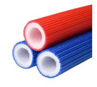 Isolation Tuyaux Flexible Imperméable Mousse Tube éponge Protectif Manchon, Tuyau Isolant En Mousse Extérieur, Rallonge De Tuyau ID 16/20/25/32mm, L 1.5m(Rouge,ID 32mm(1-1/4"))