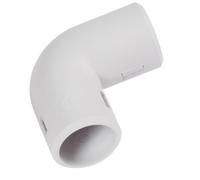 Isolation tuyaux | Gaine | Connecteur tube | Tubage | Raccord pvc | Manchon Câble | tuyau pvc Rigide | Sachet Avec Accroche De 2 Coudes Equerres Irl D20mm Gris | Debflex | 429245