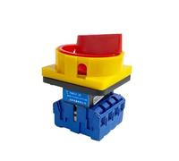 Isolator Switch On-off 2 Position 4P 25A Manual Transfer Rotary Padlock Red/yellow Cam Changeover Selector YMD11-25 NWPNLXEA