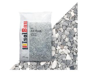 Isolbau - Gravier décoratif 25 kg - Gravier de marbre 4-8 mm - Pierres décoratives pour jardin, tapis de pierre, gravier pour aquarium, gravier décoratif, pierres naturelles, gravier de jardin