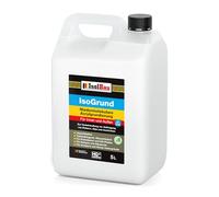 Isolbau IsoGrund Solution d'apprêt acrylique à faible poids moléculaire, prête à l'emploi, pour l'intérieur et l'extérieur, 5 l, pour apprêt professionnel