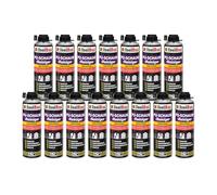 Isolbau Lot de 15 flacons de 500 ml de nettoyant pour mousse de polyuréthane pour pistolets à mousse PU, nettoyant pour pistolets, détergents, dégraissants, valves et surfaces