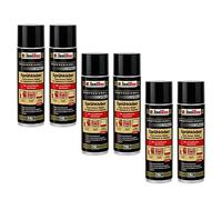 Isolbau Lot de 6 flacons de colle en spray 500 ml - Colle extra forte pour bricolage et industrie - Spray adhésif pour mousse, bois, tissu, cuir, feutre, etc