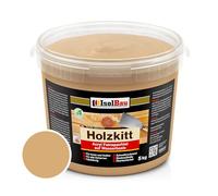 Isolbau - Mastic à bois 5 kg - Mastic de bois pour extérieur et intérieur - Mastic de réparation en bois - Mastic de réparation en bois - Mastic prêt à l’emploi en bois - Séchage rapide - Chêne