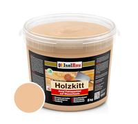 Isolbau - Mastic de bois 5 kg - Mastic en bois pour extérieur et intérieur - Mastic de réparation en bois - Mastic de réparation de bois - Mastic de bois prêt à l'emploi - Séchage rapide - Aulne (N°