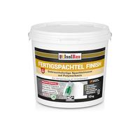 Isolbau Mastic prêt à l'emploi Finish 10 kg - Mastic de lissage pour joints - Enduit de plâtre polymère prêt à l'emploi pour l'intérieur - Blanc Q1-Q6