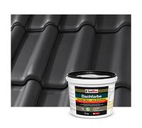 Isolbau Peinture de toiture - 12 kg RAL - Peinture de façade Nano - Peinture de toiture à base d'eau - Sans solvant, imperméable, résistant aux UV - Noir